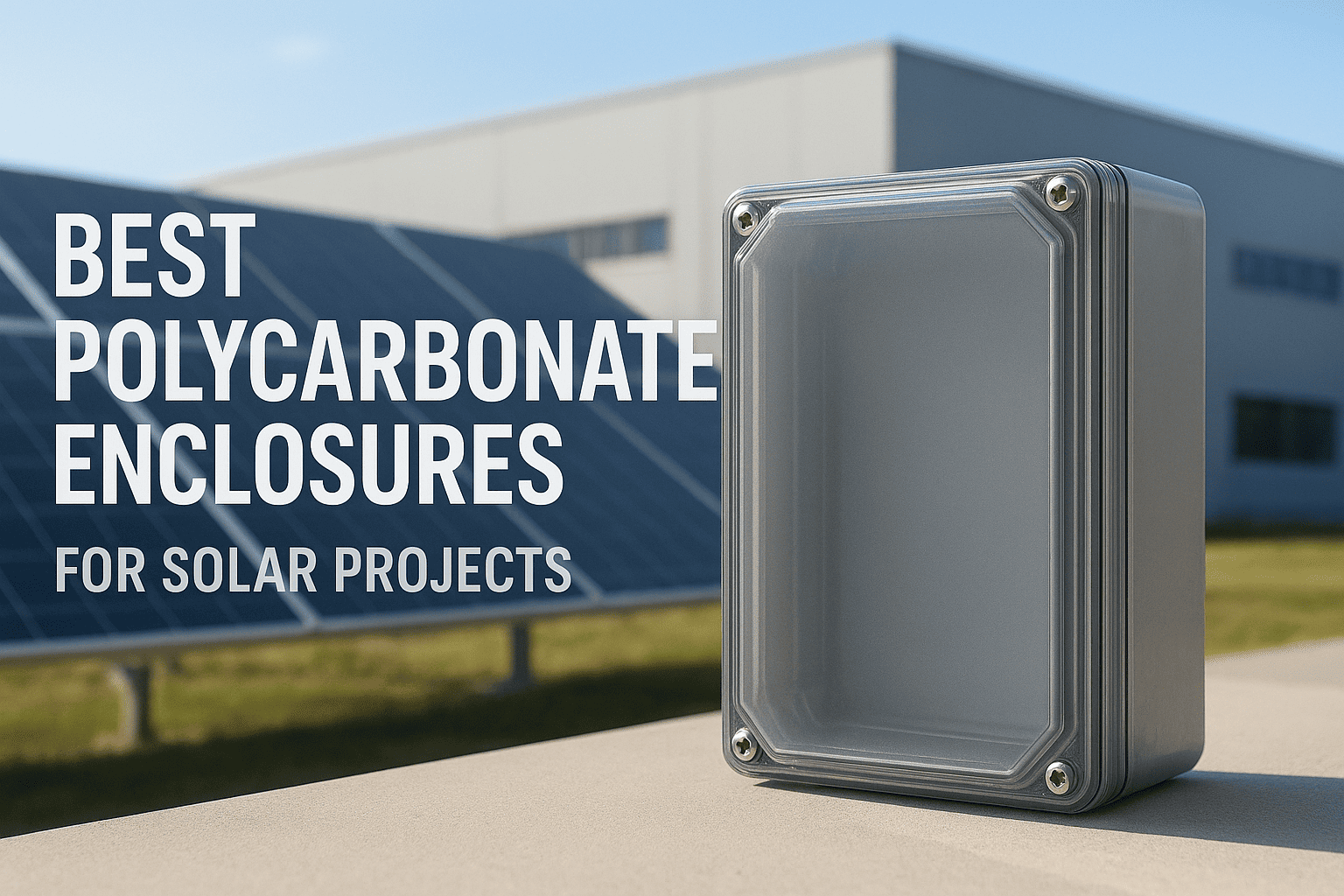 Polycarbonate Enclosures for Solar Projects